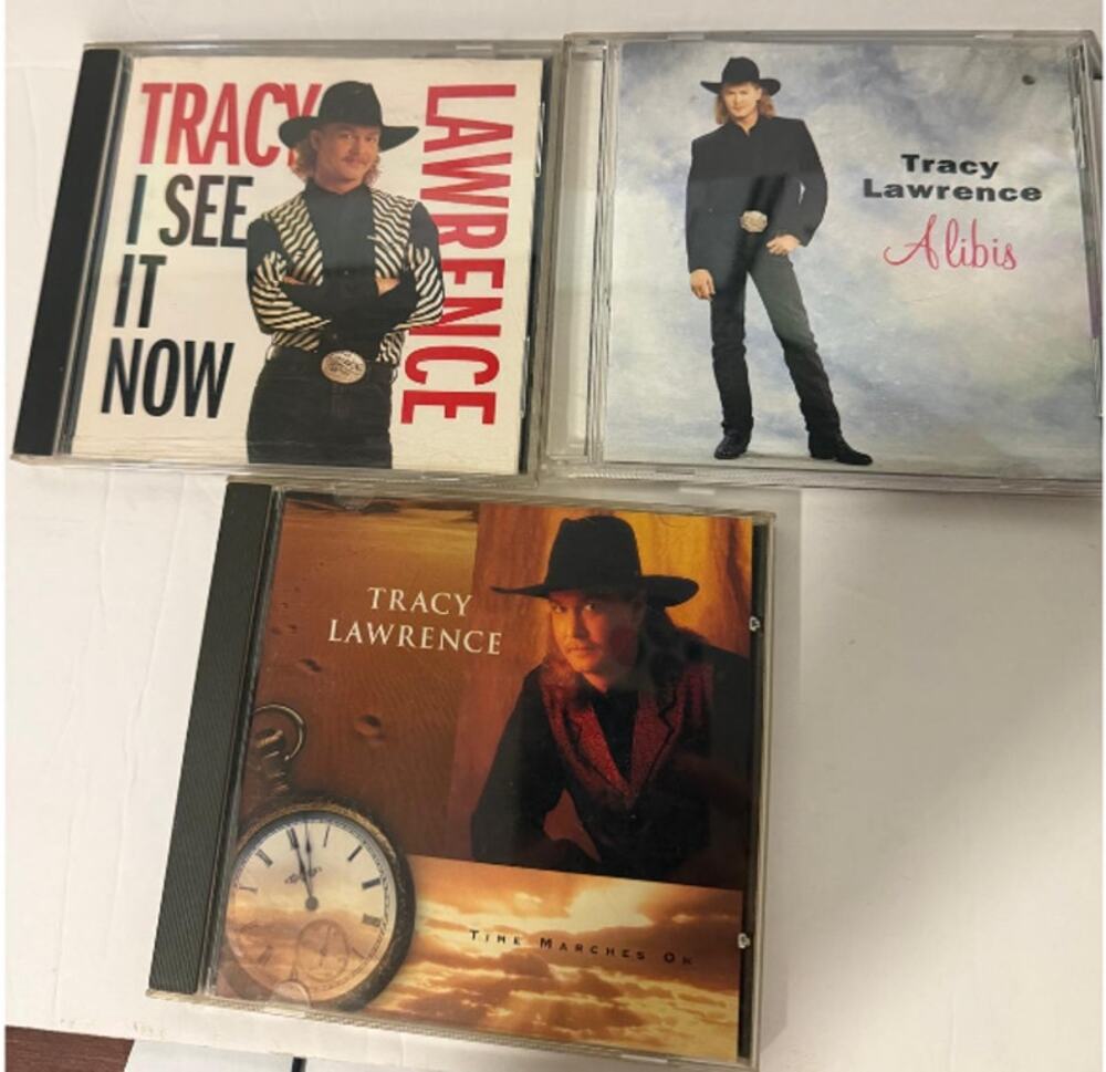 Tracy Lawrence 3 CD Lot Alibis I See It Now Time Marches On Country Music